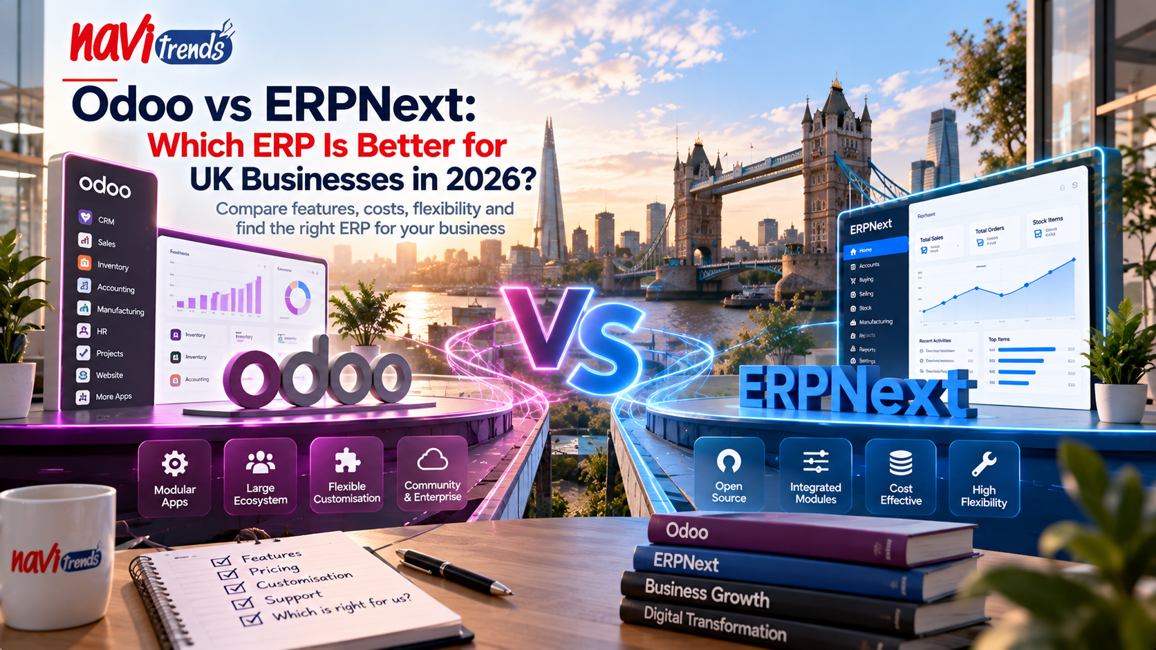 Odoo vs ERPNext: Which ERP Is Better for UK Businesses in 2026?Odoo vs ERPNext: Which ERP Is Better for UK Businesses in 2026?